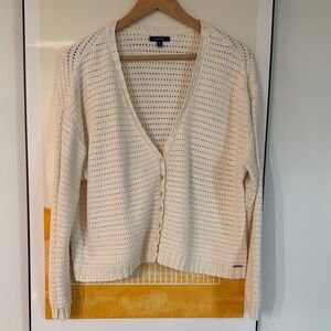 Nautica Elegant Cream Sweater
